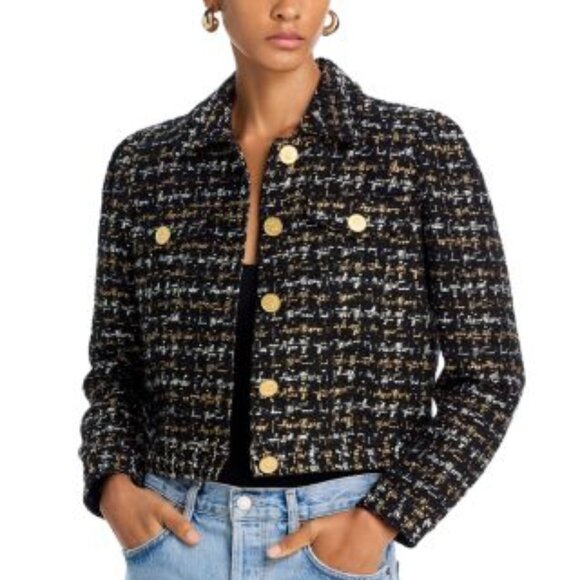 L'Agence Kasey Metallic Tweed Blazer - Picture 1 of 3